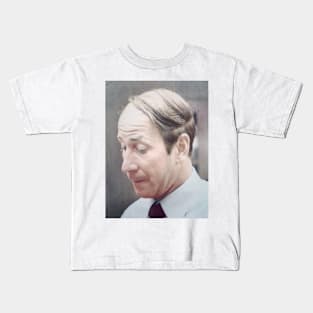 Bobby Charlton colourised photo Kids T-Shirt